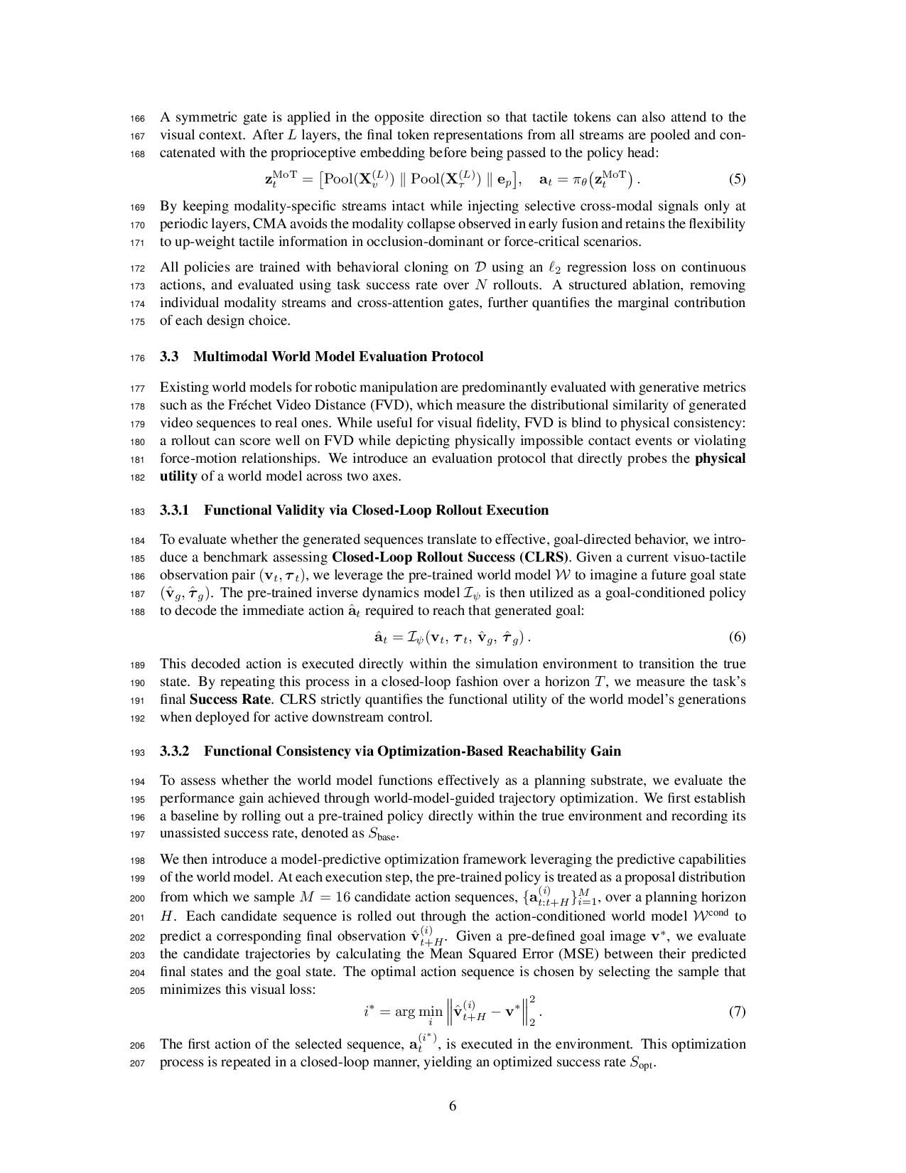 Benchmark results page of the Tac-Bench paper